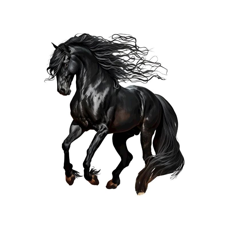 Beau design de cheval pour les filles