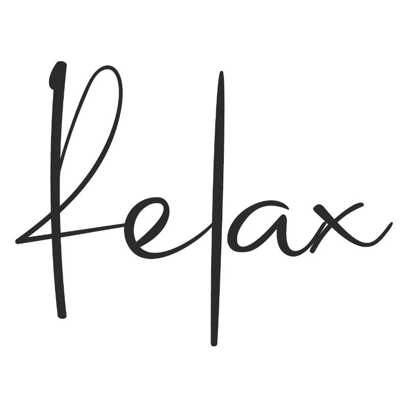 Statement Spruch Relax