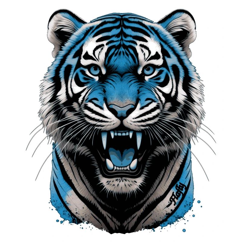 Blauer Tiger 💙