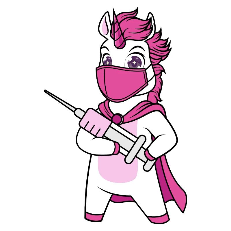Geimpft Impfung Immunicorn Einhorn