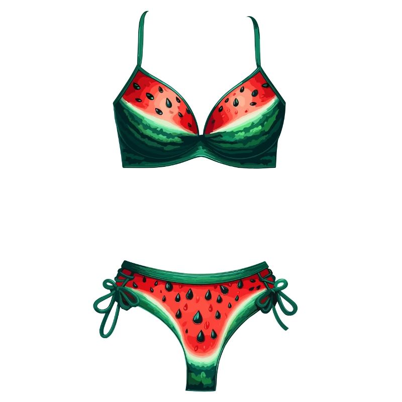 Chemise de bikini pastèque Cadeau pastèque