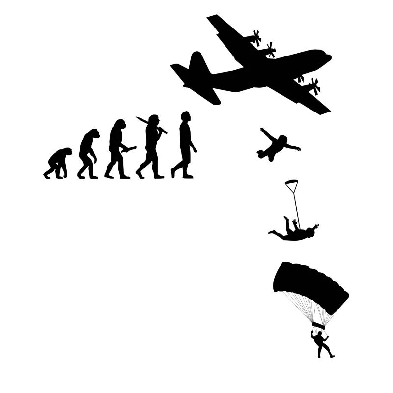 Parachute, Skydive, Freefly, Skydiving Head Down