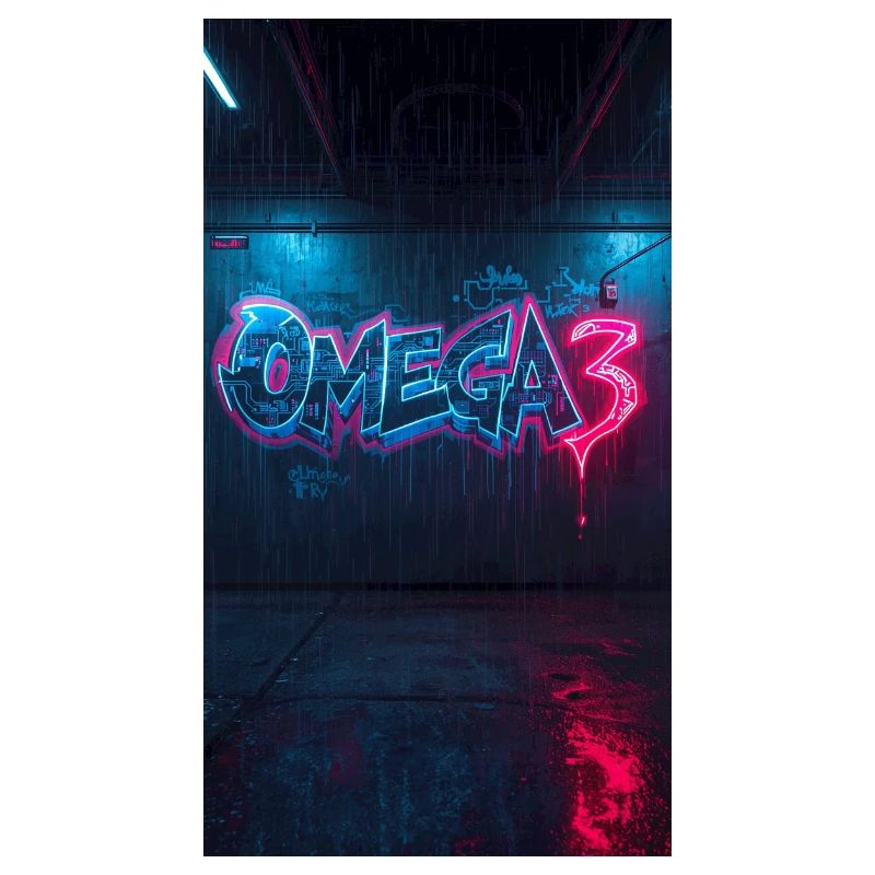 Omega3 Neon Graffiti