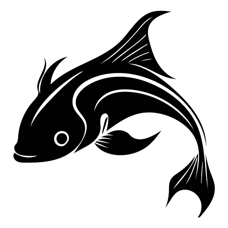 Koi Carp - Cute Elegant Carp Fish