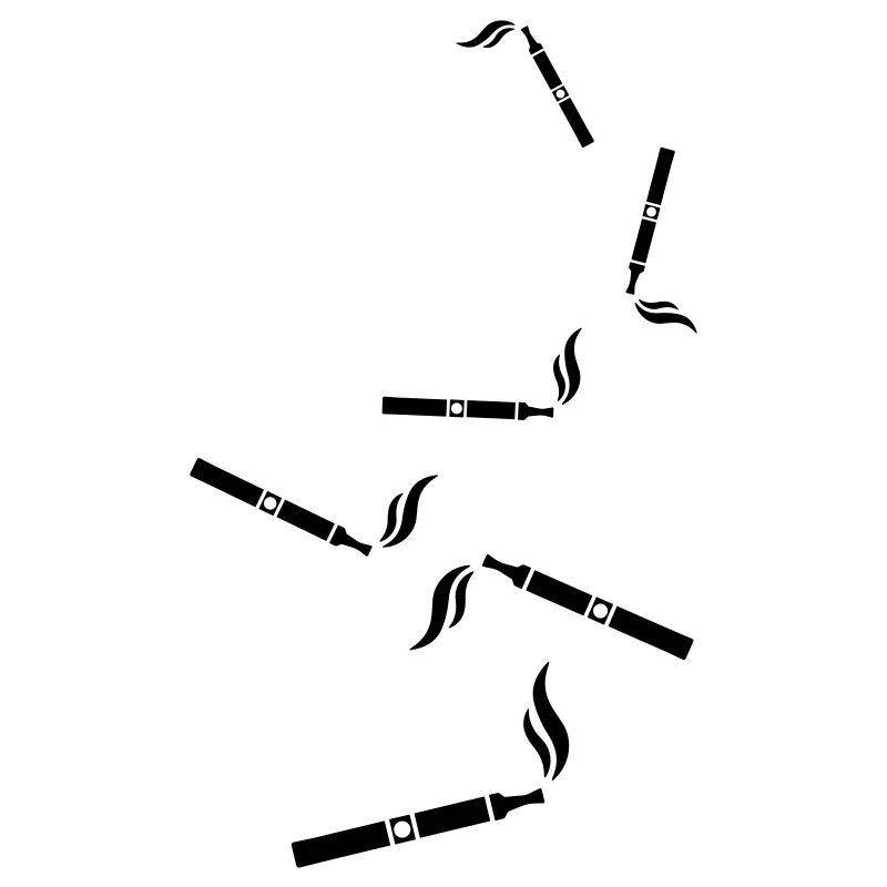 E-Zigarette Silhouette