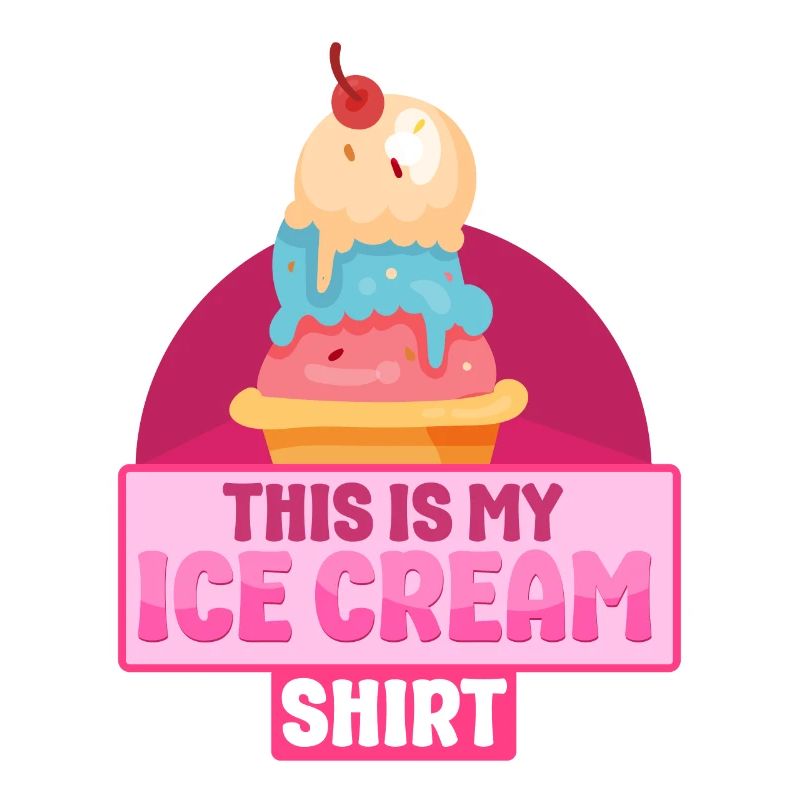 Cornet de crème glacée C’est ma glace