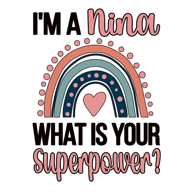 Nina Oma Muttertag Geschenk Nina Großmutter Süß