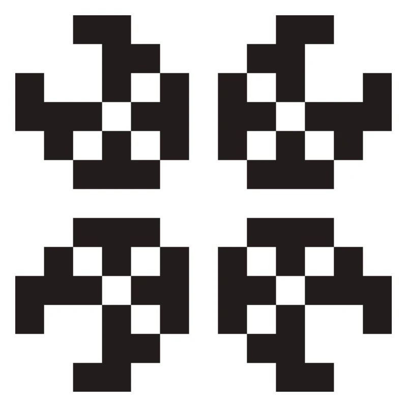 Pixel figure programmer web designer gift