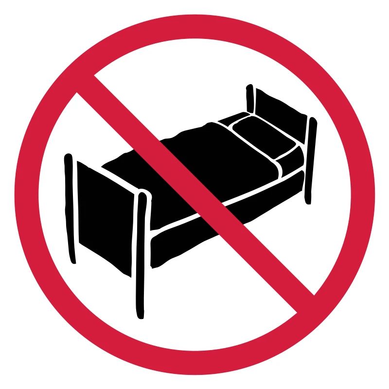 Pas de zone de lit