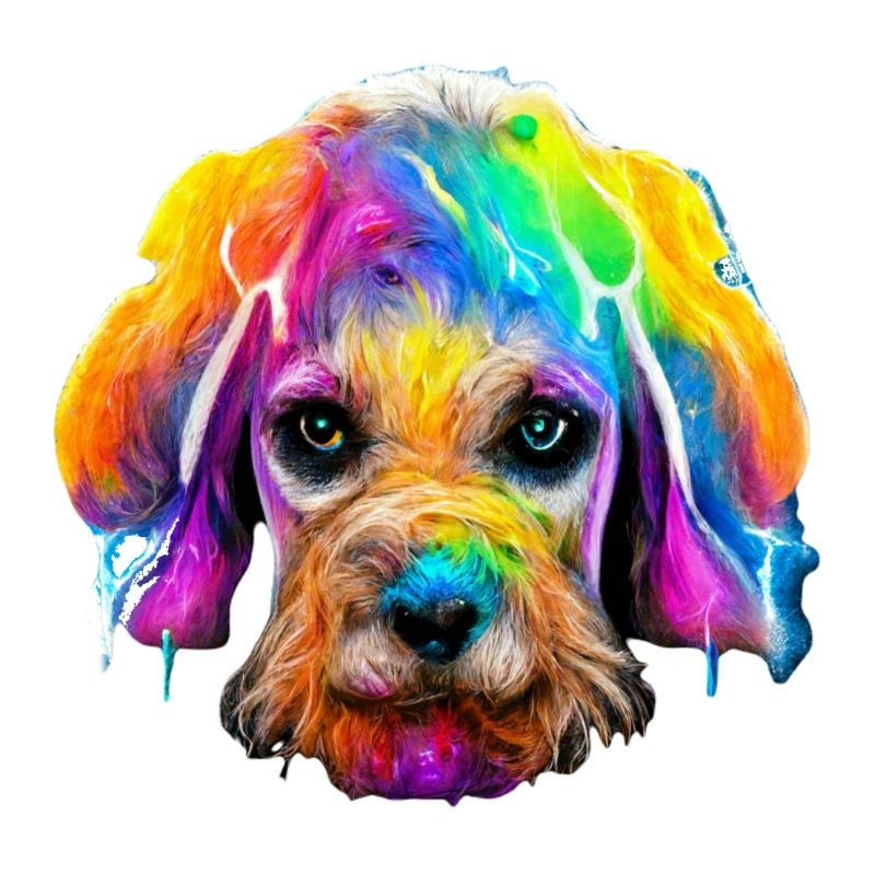 Cockapoo Design in Farbe