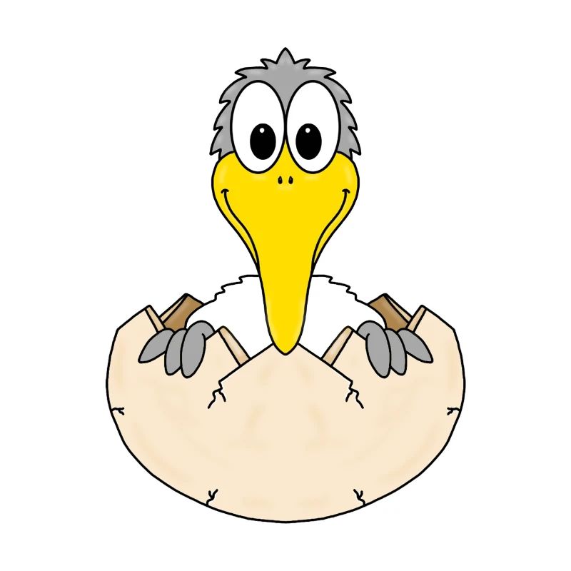 MÖWE - EI - GEBURT - BABY - KIND - VOGEL