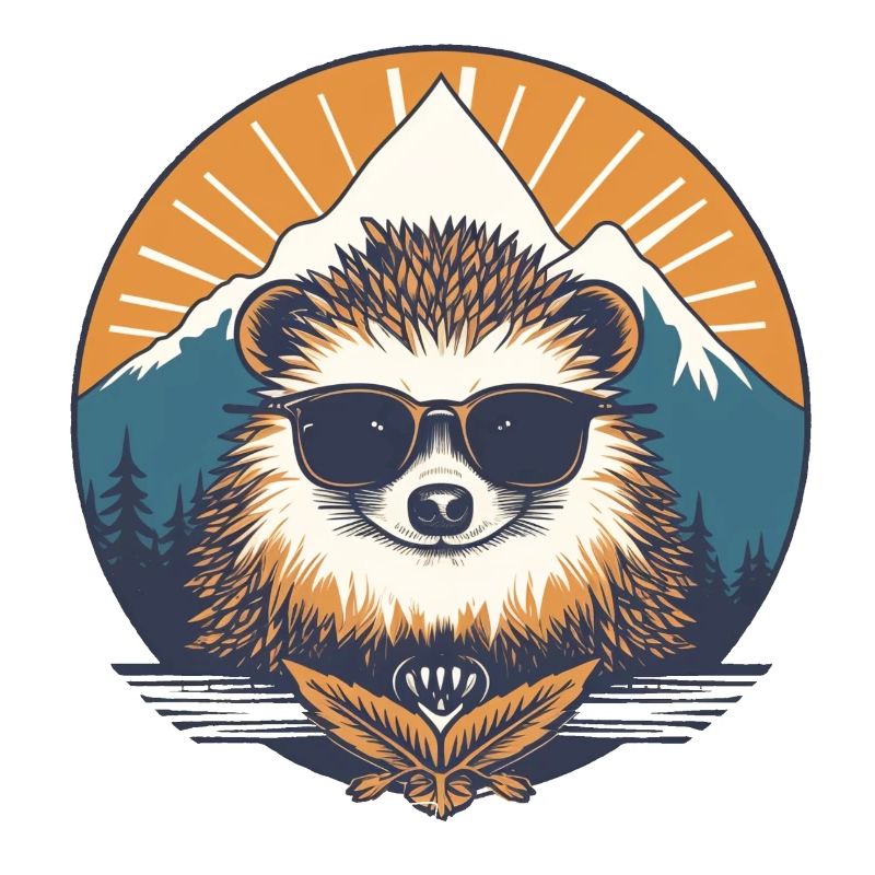 Cooler Igel