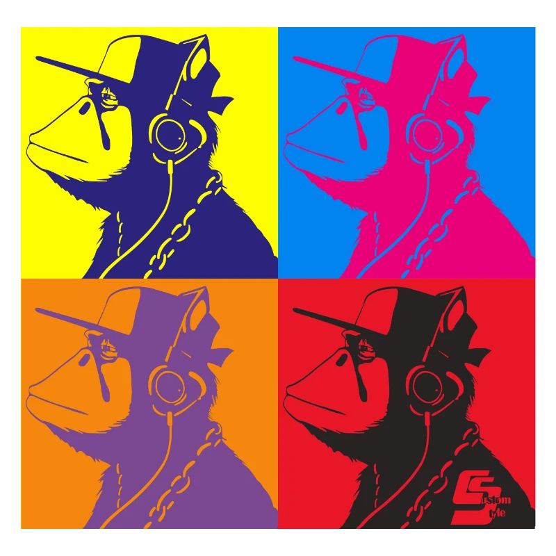 Affe Warhol von Custom
