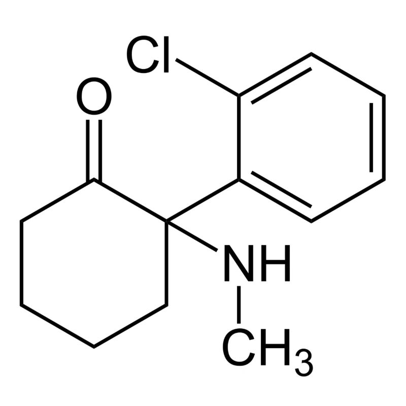 Formule structurelle de kétamine