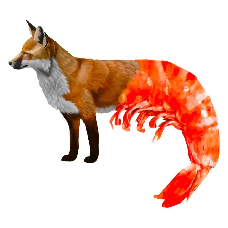 Fuchs-Shrimp-Mischung