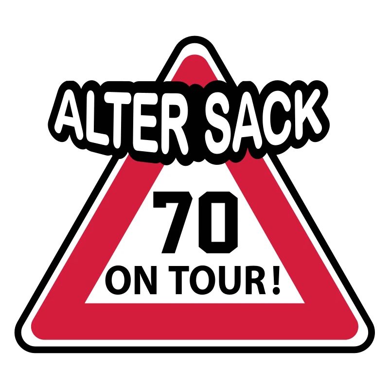 Geburstag Mann Alter Sack 70 Birthday Geschenkidee