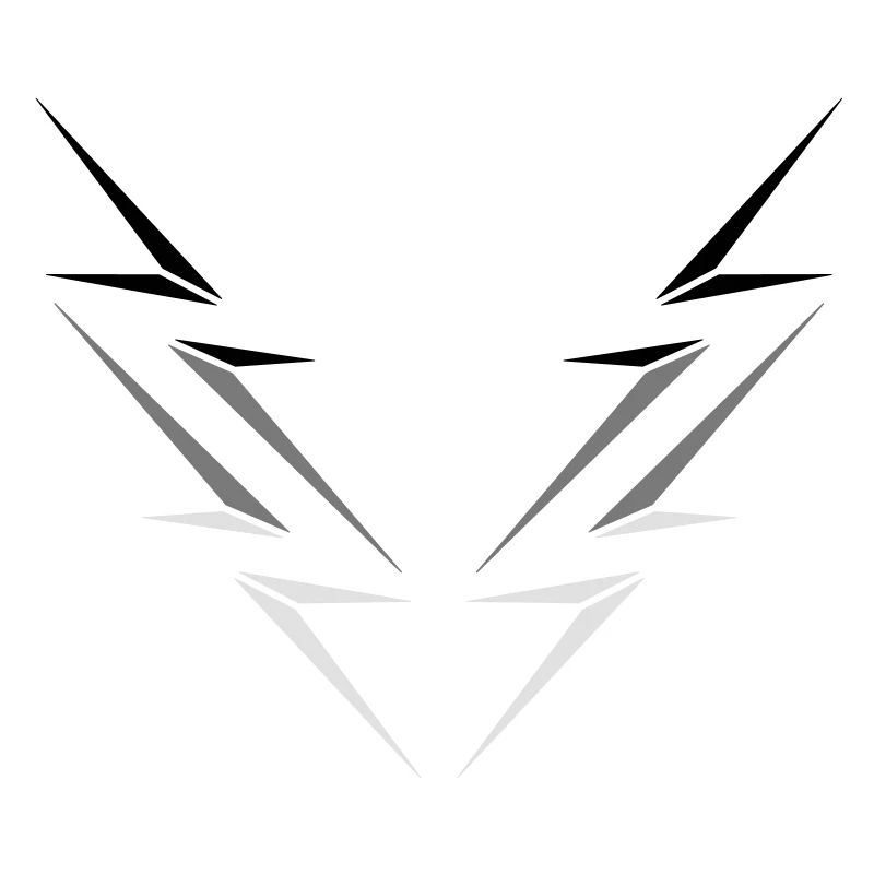 pattern strokes electric shock danger sign lightning sym