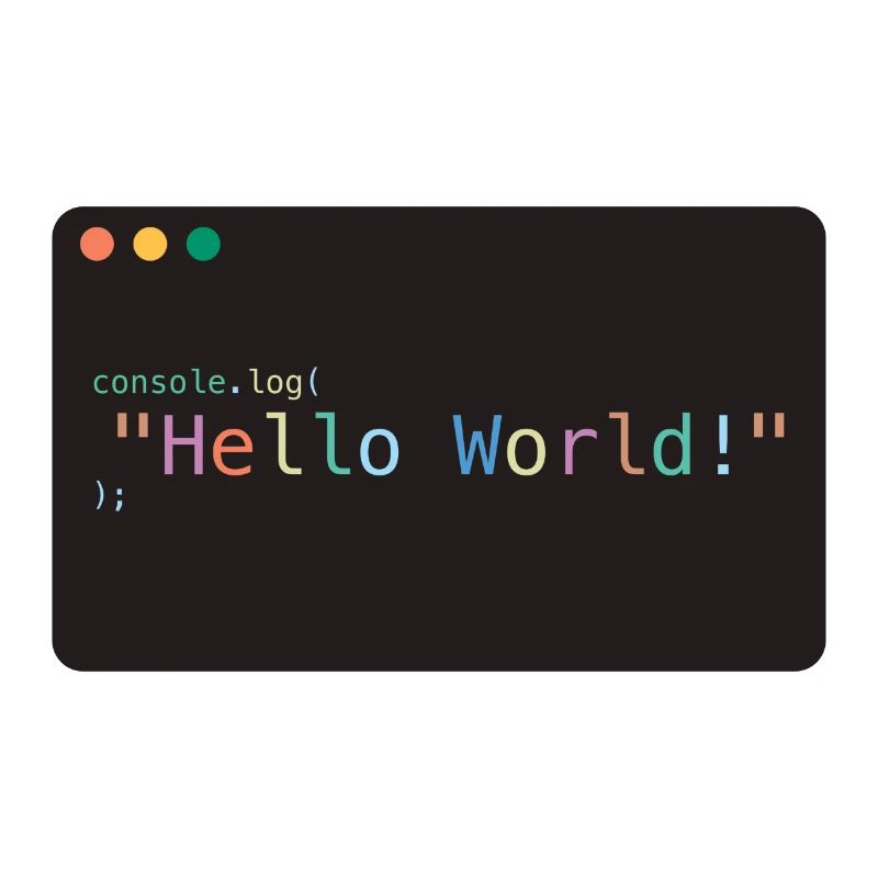Hello World JavaScript console.log