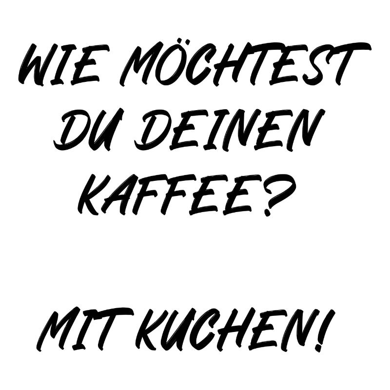 Wie möchtest du deinen Kaffee? Mit Kuchen!
