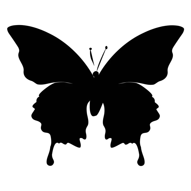 silhouette de papillon