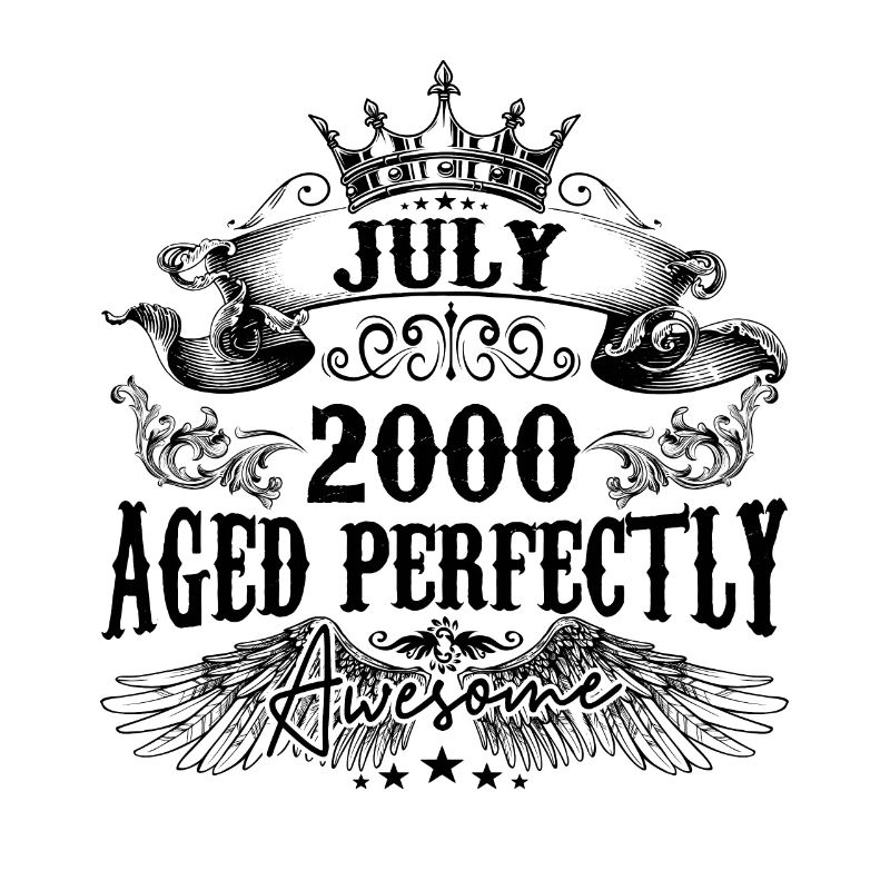 2000 | Juli Aged Perfectly 2000 Geburtstagsgeschenk