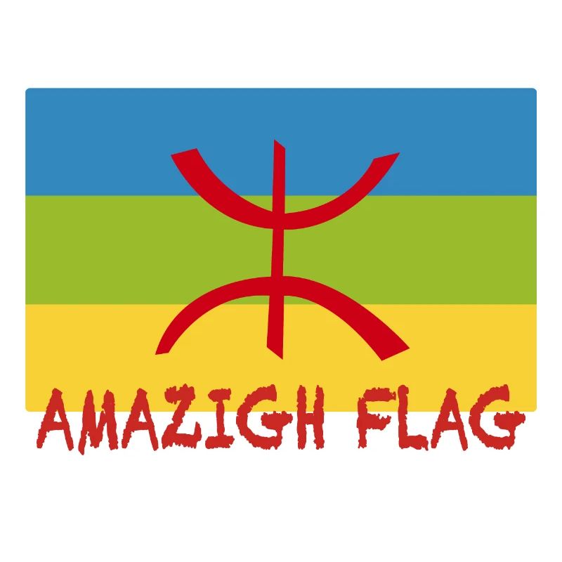 Drapeau Amazigh - drapeau berbère