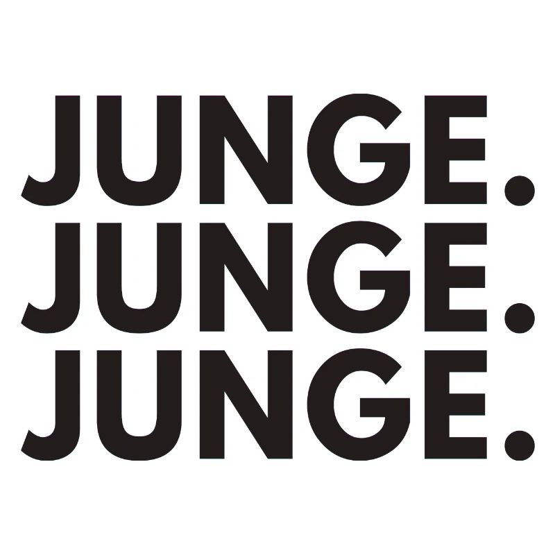 Junge Junge Junge lustiges Statement Kranplätze