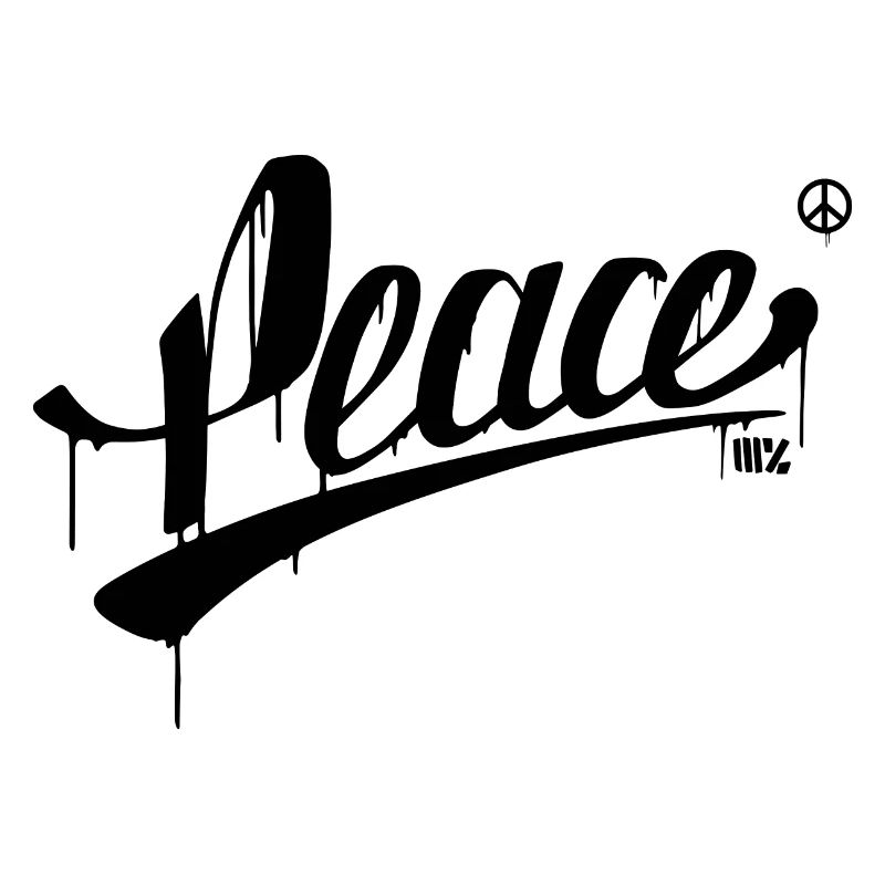 Peace lettering