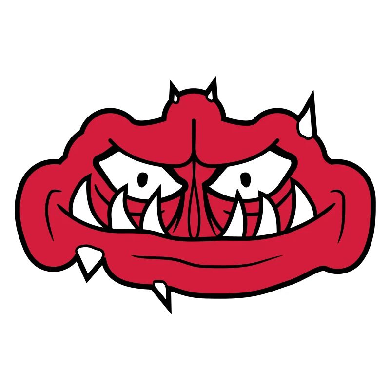 troll visage effrayant