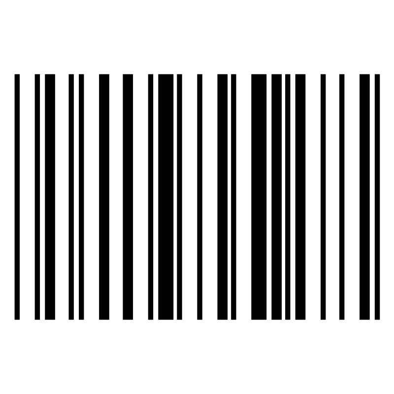 Bande de code à barres rayée