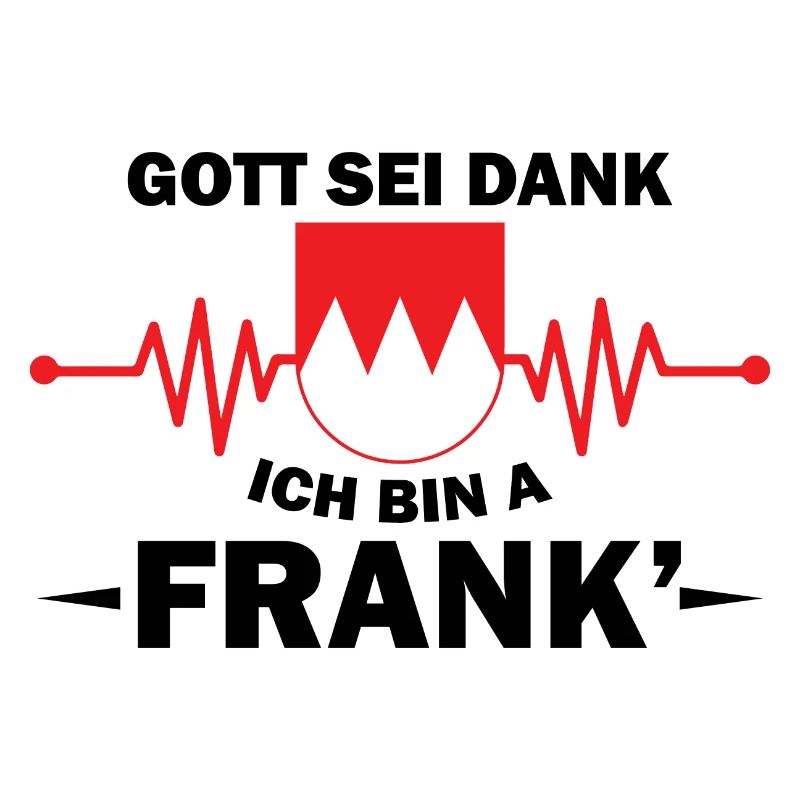 Gott sei Dank ich bin ein Frank Geschenk Design
