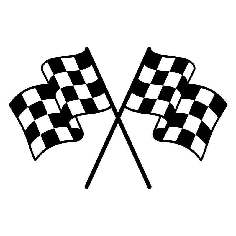 Drapeaux à Damier 1 couleur