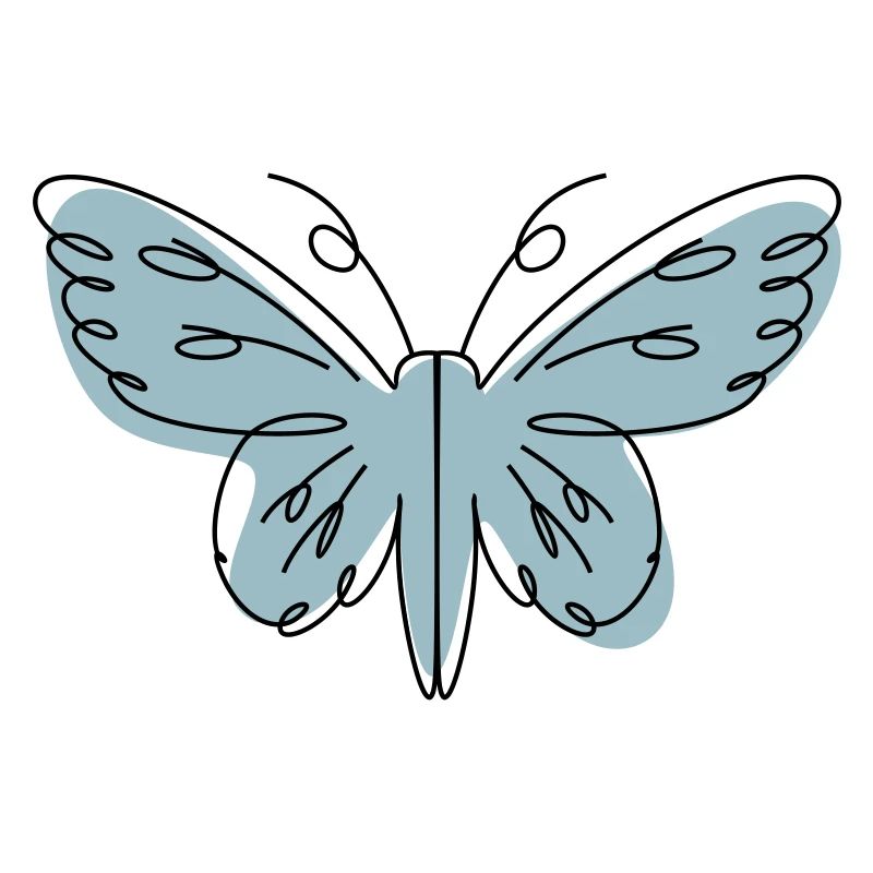 Papillon de conception abstraite