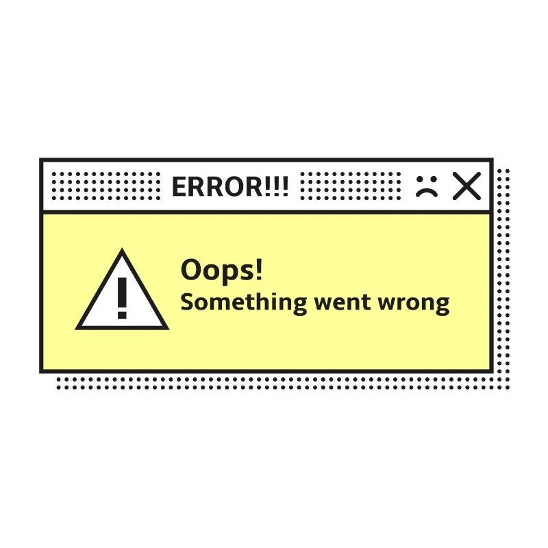 Warnmeldung Systemdialog Fehler Computer