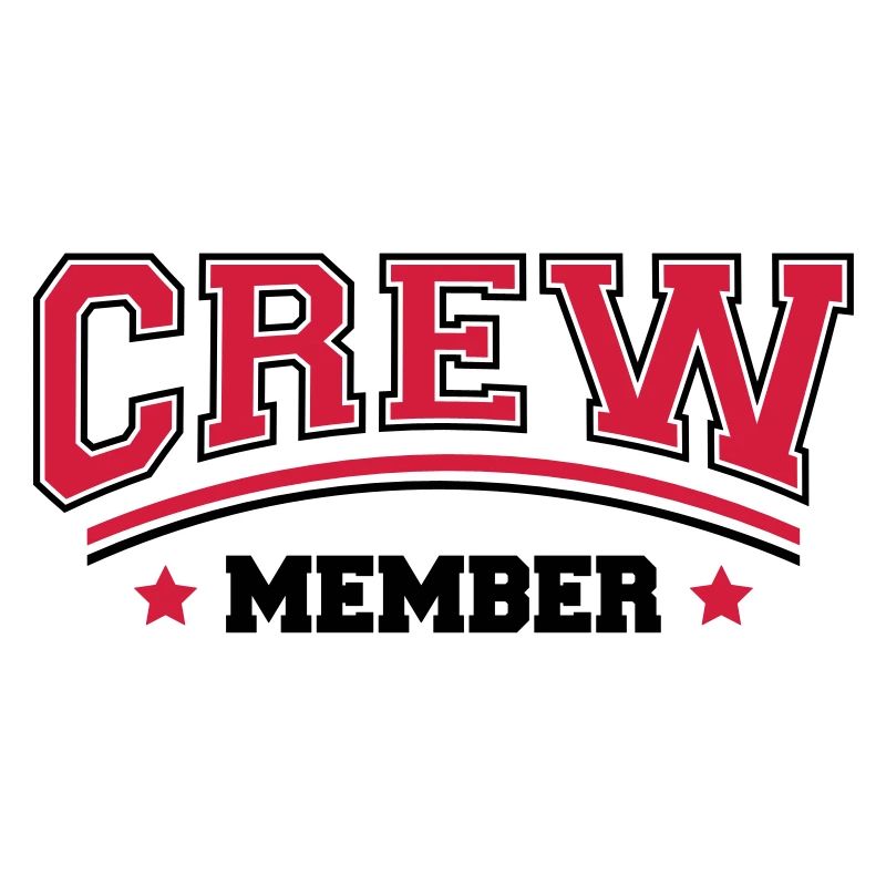 Cool Crew Member Logo Design