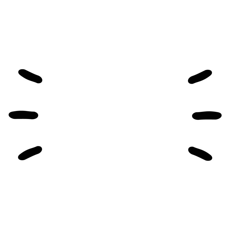 Strahlen Striche Schnurrhaare Vorlage Clip art