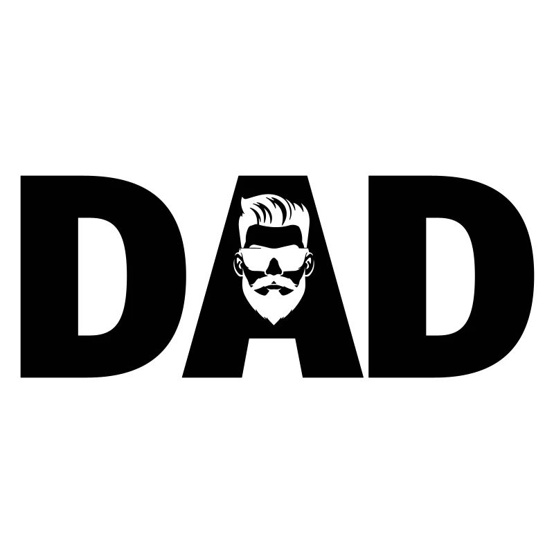 Symbole du logo de la typographie de papa