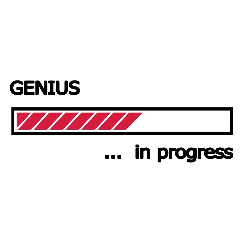 Genius in Progress Ladebalken Loading Bar