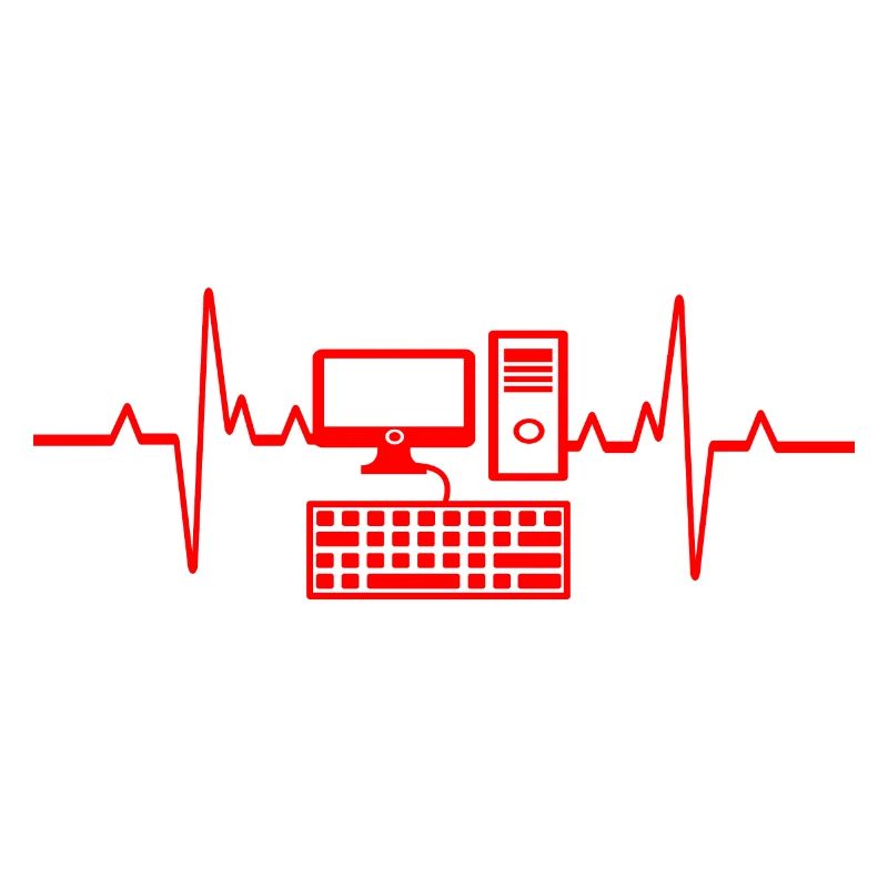 Heartbeat PC Gamer Computer Programmer