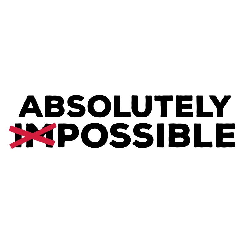 absolutely possible possible way out solution Optimist