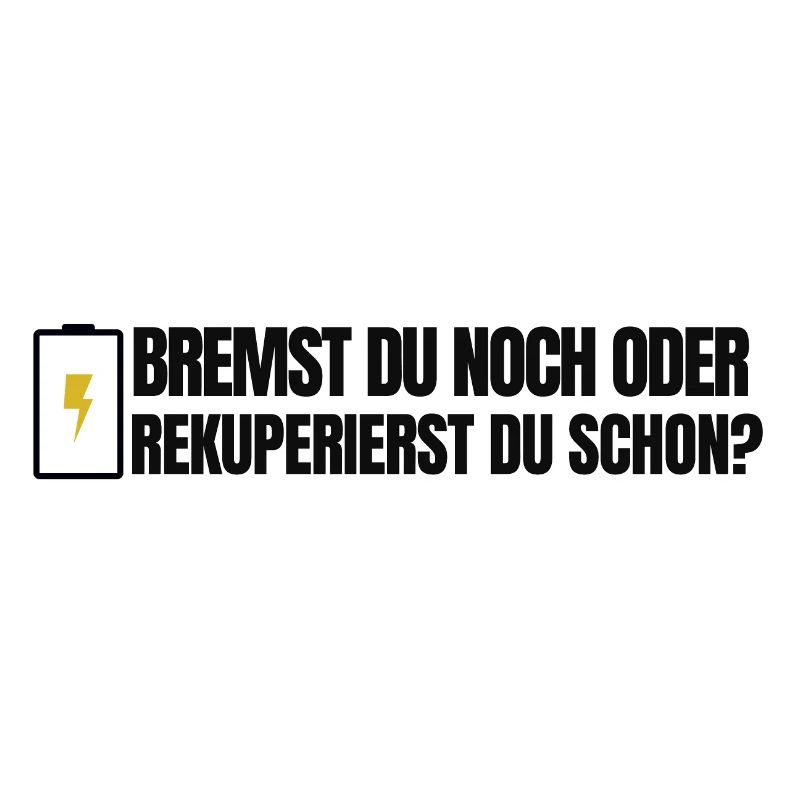 Bremst du noch oder rekuperierst du schon?