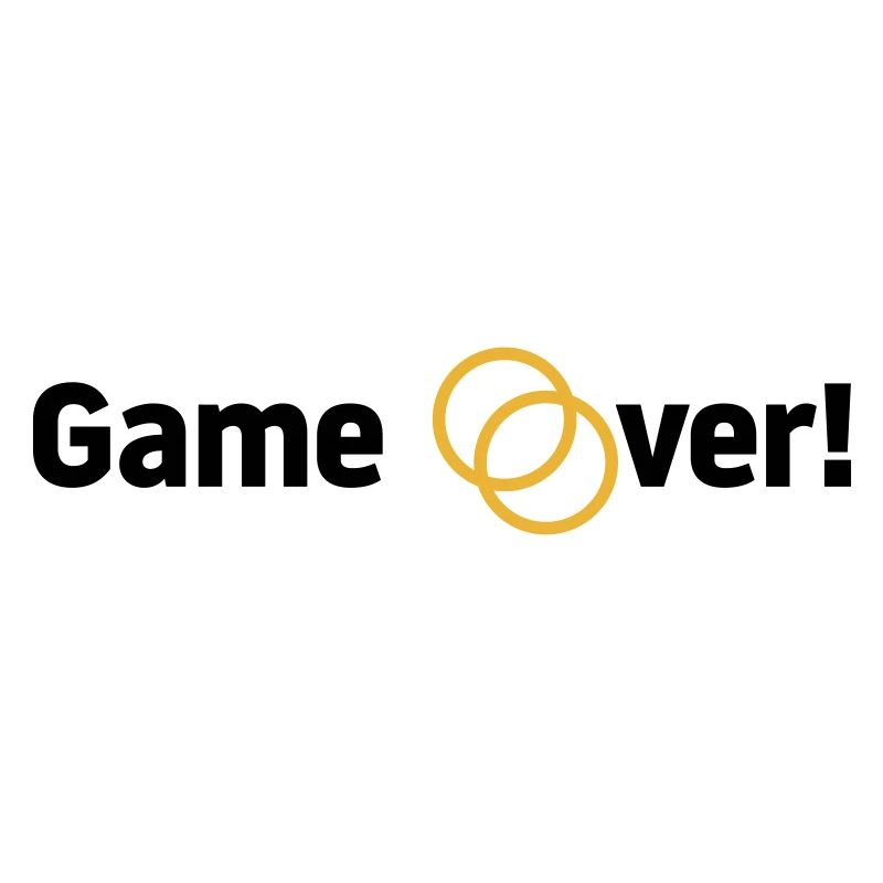 Game over Hochzeit Ehepaar Braut Bräutigam Ringe