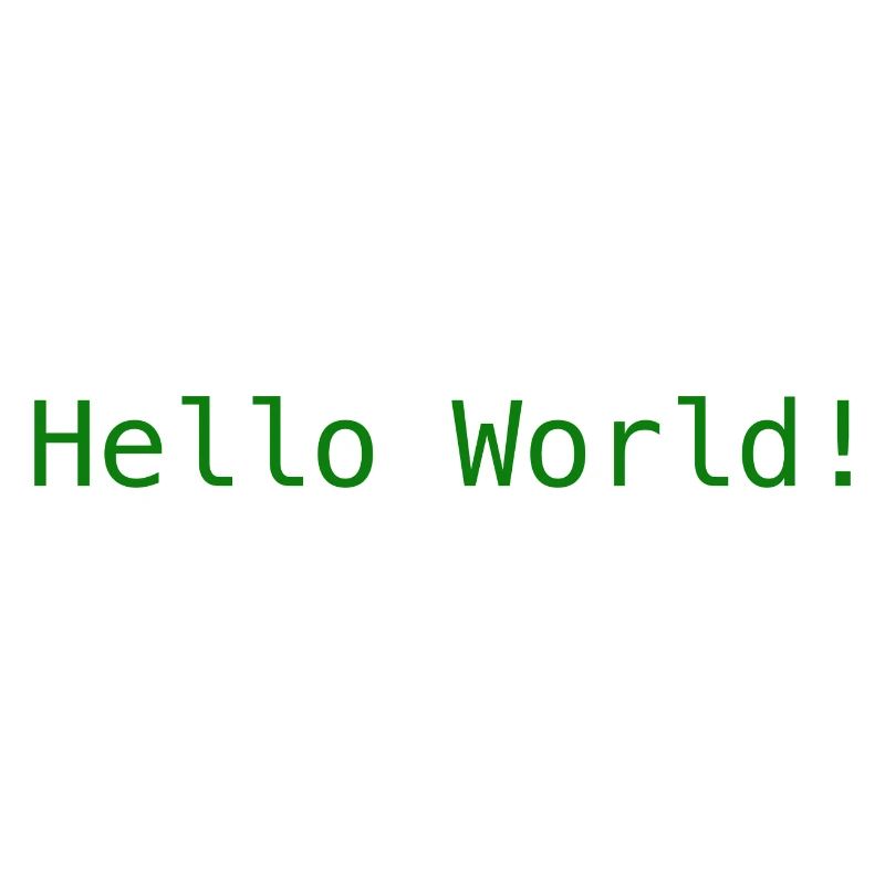 Hello World !