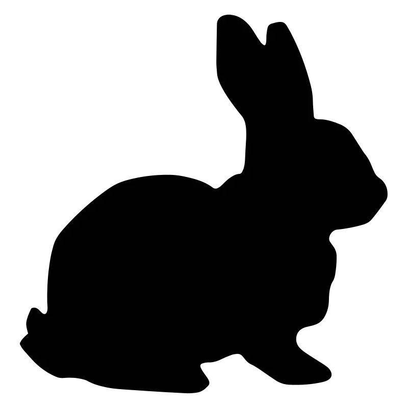 Silhouette du petit Lapin