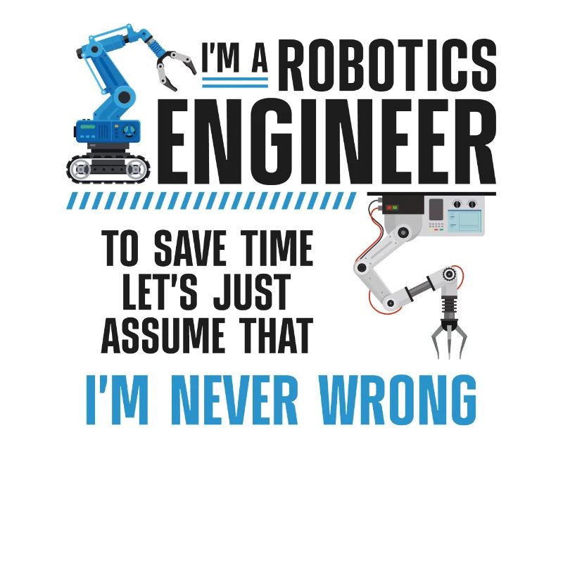 Robot Robotics Engineer I'm A