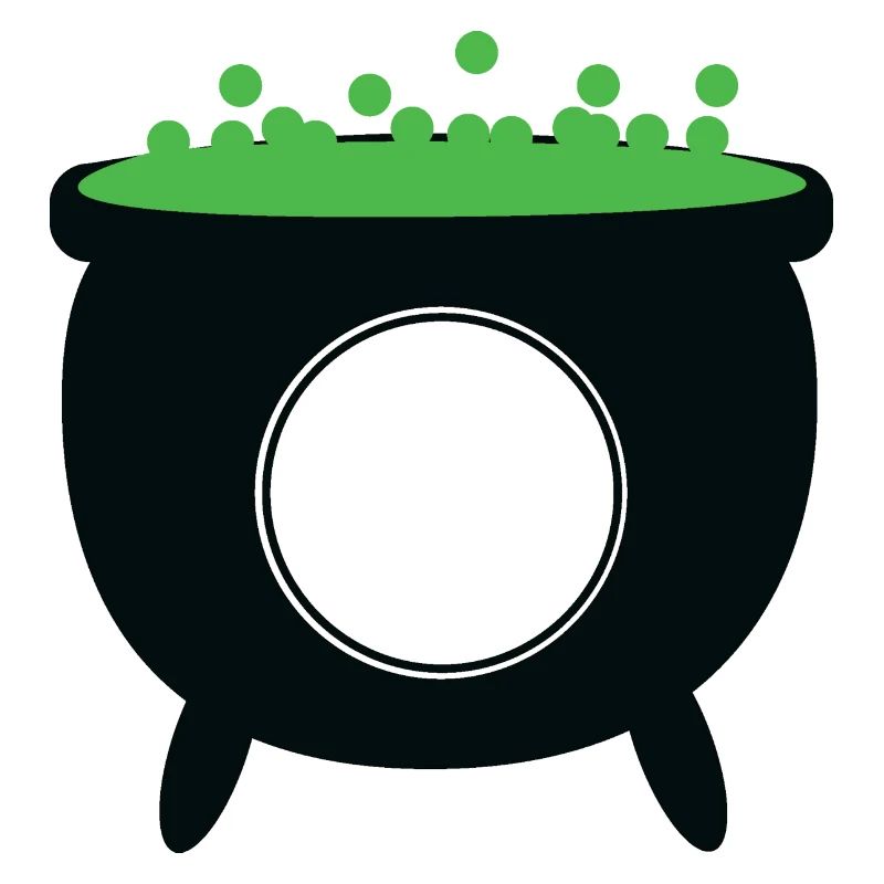 Witches Cauldron Monogramm