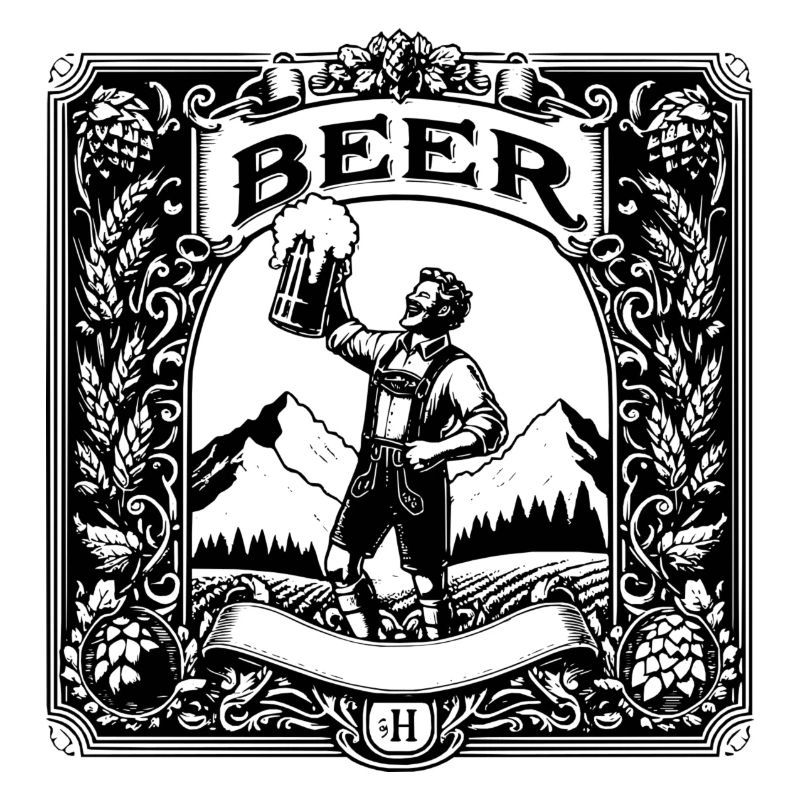 Bier-Label Prost