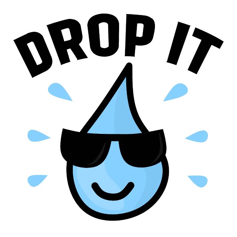Drop It, Funny Water Drop Pun