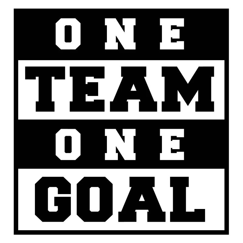 Objectif de travail d'équipe Sport Objectif d'équipe