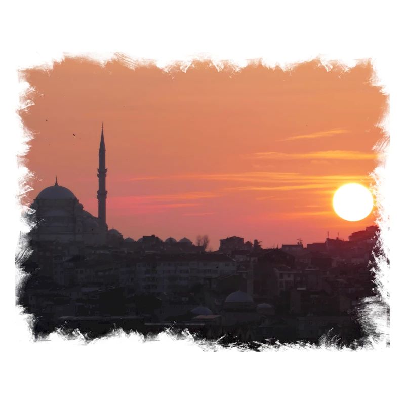 Istanbul with Bosphorus Sunset